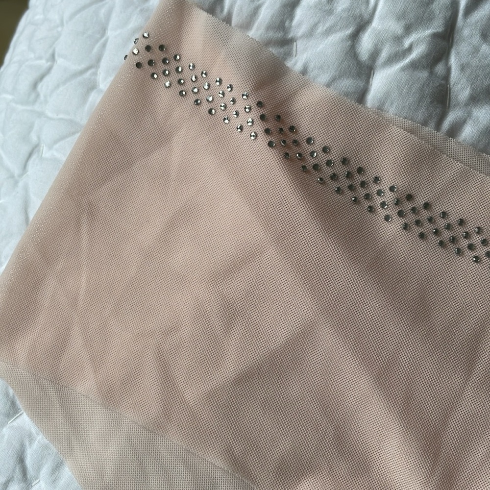 VS Mesh Cheeky Rhinestone Panty